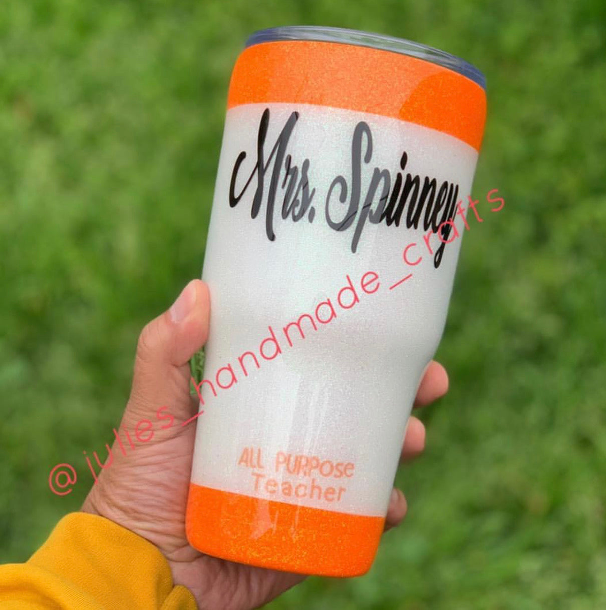 Glue Glitter Tumbler