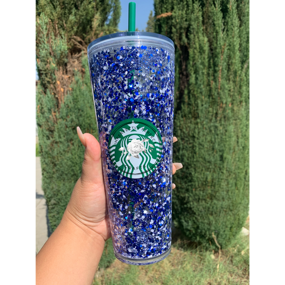 Starbucks Personalized Glitter Cup